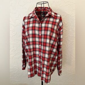 Barbour Hauxley Button Down Plaid Tartan Shirt